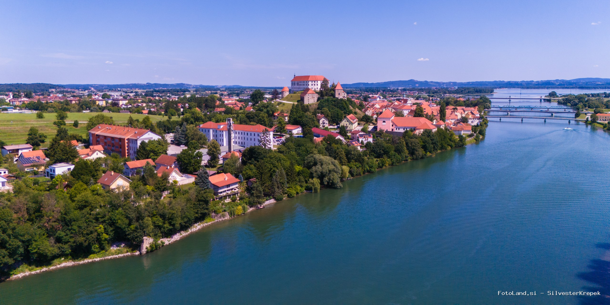 Ptuj in reka Drava