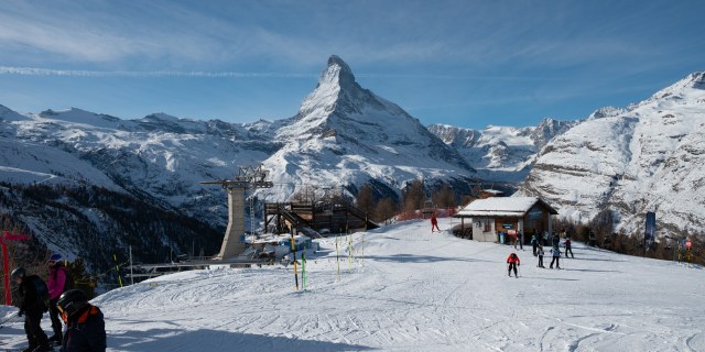 Smučišče in Matterhorn