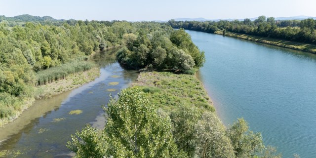 Kanal reke Drave v Slovenja vasi – Pokrajina | FotoLand.si