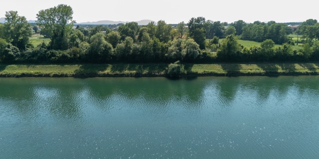Kanal reke Drave v Slovenja vasi – Pokrajina | FotoLand.si
